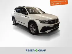Oryxweiß perlmuteffekt Gebraucht 2024 VW Tiguan Allspace R-line SUV | 44.400 € (Fairer Preis)