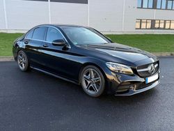 Schwarz Gebraucht 2021 Mercedes C220 AMG Limousine | 28.499 € (Fairer Preis)