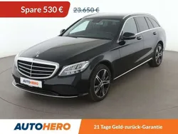 Schwarz baltic black Gebraucht 2019 Mercedes C300e Exclusive Kombi | 23.120 € (Fairer Preis)