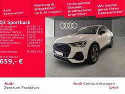 Weiß (gletscherweiß metallic/gletscherweiß metallic) Gebraucht 2025 Audi Q3 Sportback S-Line SUV | 45.190 € (Fairer Preis)