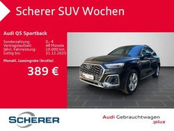 Mythosschwarz metallic (metallic) Gebraucht 2025 Audi Q5 Sportback Ambiente SUV | 48.690 € (Guter Preis)
