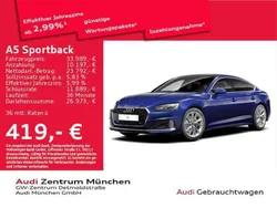 Navarrablau metallic Gebraucht 2021 Audi A5 Advanced Coupé | 33.989 € (Fairer Preis)