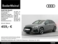 Chronosgrau metallic Gebraucht 2024 Audi A4 S-Line Kombi | 45.460 €