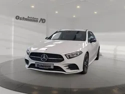 Polarweiß Gebraucht 2019 Mercedes A220 AMG line Limousine | 28.880 € (Etwas zu teuer)