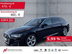 Mythosschwarz metallic Gebraucht 2023 Audi A6 S-Line Kombi | 36.960 € (Guter Preis)