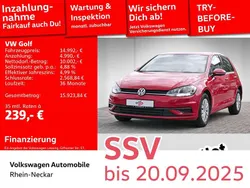 Rot Gebraucht 2019 VW Golf VII Trendline Limousine | 14.992 € (Fairer Preis)
