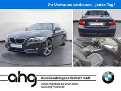 Schwarz Gebraucht 2016 BMW 218 Sport Line Cabrio | 15.520 € (Fairer Preis)