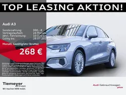 Silber Gebraucht 2024 Audi A3 Advanced Limousine | 27.640 € (Fairer Preis)