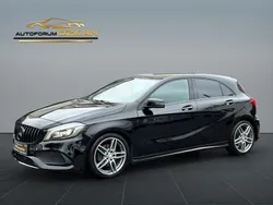 Schwarz Gebraucht 2016 Mercedes A200 AMG line Limousine | 17.499 € (Etwas zu teuer)