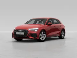 Rot Gebraucht 2024 Audi A3 Sportback S-Line Limousine | 32.450 € (Superpreis)