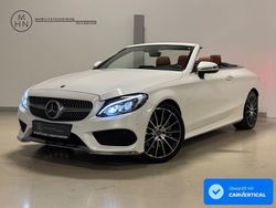Diamantweiss Gebraucht 2018 Mercedes C300 AMG line Cabrio | 31.480 € (Fairer Preis)
