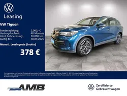 V2 nightshade blue metallic Gebraucht 2024 VW Tiguan Life SUV | 34.780 € (Fairer Preis)