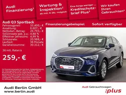 Navarrablau metallic Gebraucht 2022 Audi Q3 Sportback S-Line SUV | 33.400 € (Superpreis)
