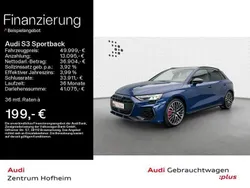 Ascariblau metallic Gebraucht 2024 Audi S3 Ambiente Limousine | 49.999 € (Etwas zu teuer)