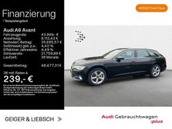Mythosschwarz metallic Gebraucht 2024 Audi A6 Advanced Kombi | 43.999 € (Fairer Preis)