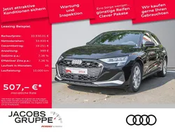 Schwarz Gebraucht 2024 Audi A3 Sportback Advanced Limousine | 33.930 € (Fairer Preis)