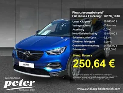 Topas blau metallic Gebraucht 2021 Opel Grandland X Ultimate SUV | 20.990 € (Fairer Preis)