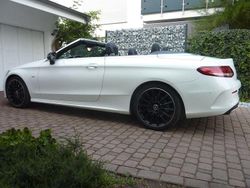 Weiß Gebraucht 2018 Mercedes C180 AMG Cabrio | 27.899 € (Fairer Preis)