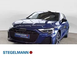 Ascariblau metallic Neu 2025 Audi A3 Sportback e-tron S-Line Limousine | 56.990 € (Teuer)