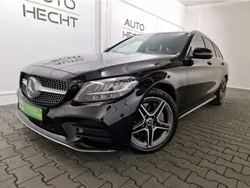 Schwarz Gebraucht 2021 Mercedes C300e AMG line Kombi | 18.900 € (Guter Preis)