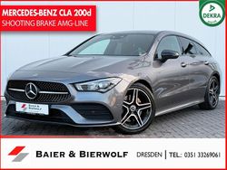 Mountaingrau met. Gebraucht 2020 Mercedes CLA200 Shooting Brake AMG line Kombi | 26.990 € (Fairer Preis)