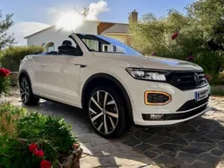 Weiß Gebraucht 2020 VW T-Roc Cabriolet R-line Cabrio | 26.000 € (Fairer Preis)