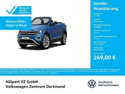 Blau Gebraucht 2024 VW T-Roc Cabriolet Style Cabrio | 29.338 € (Guter Preis)