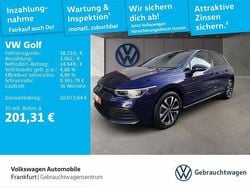 Blau Gebraucht 2021 VW Golf VIII United Limousine | 18.310 € (Guter Preis)