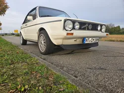 Weiß Gebraucht 1987 VW Golf Cabriolet Cabrio | 9.500 €