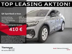 Grau Gebraucht 2024 Audi Q4 Sportback e-tron S-Line SUV | 52.070 € (Etwas zu teuer)
