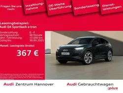 0e mythosschwarz metallic Gebraucht 2025 Audi Q4 Sportback e-tron Sport SUV | 41.700 €