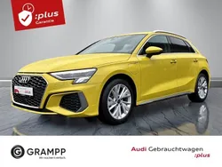 Gelb Gebraucht 2024 Audi A3 Sportback S-Line Limousine | 34.590 € (Superpreis)