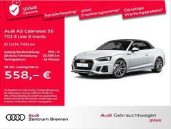 Gletscherweiß metallic Gebraucht 2024 Audi A5 Cabriolet S-Line Cabrio | 47.950 € (Fairer Preis)