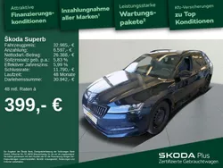Crystalblack premium metallic met. Gebraucht 2021 Skoda Superb SportLine Kombi | 32.985 € (Fairer Preis)