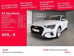 Ibisweiß/ibisweiß Gebraucht 2022 Audi A3 Advanced Limousine | 30.750 € (Teuer)
