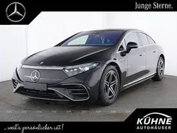 Schwarz, Gebraucht 2023 Mercedes EQS450+ AMG Line Premium Plus Limousine | 57.950 € (Fairer Preis)
