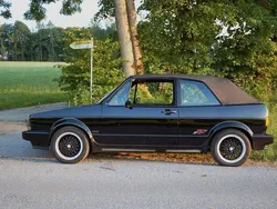 Schwarz Gebraucht 1991 VW Golf Cabriolet Sportline Cabrio | 15.900 €