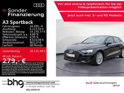 Brillantschwarz Gebraucht 2023 Audi A3 Advanced Plus Limousine | 24.490 € (Fairer Preis)