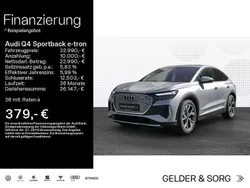 Florettsilber metallic Gebraucht 2022 Audi Q4 Sportback e-tron Ambiente SUV | 32.990 € (Guter Preis)