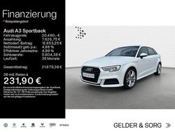 Weiß Gebraucht 2017 Audi A3 Sportback Sport Kleinwagen | 20.480 € (Fairer Preis)