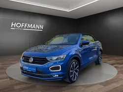 Blau Gebraucht 2021 VW T-Roc Cabriolet R-line Cabrio | 27.750 € (Fairer Preis)