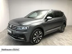 Platinum grey (grau) Gebraucht 2019 VW Tiguan Allspace Highline SUV | 29.500 € (Etwas zu teuer)