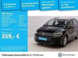 Schwarz Gebraucht 2022 VW Touran Comfortline Van / Kleinbus | 29.370 € (Fairer Preis)