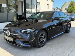Grau Gebraucht 2022 Mercedes C220 AMG line Limousine | 35.900 € (Teuer)