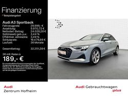 Pfeilgrau perleffekt Gebraucht 2024 Audi A3 Advanced Plus Limousine | 29.999 €