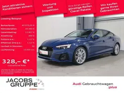 Ascariblau metallic Gebraucht 2024 Audi A5 Sportback S-Line Limousine | 40.970 € (Superpreis)