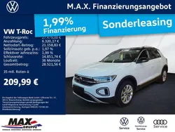 Pure white Gebraucht 2024 VW T-Roc Style SUV | 27.479 € (Guter Preis)