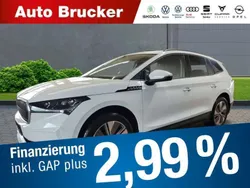 Weiss Gebraucht 2022 Skoda Enyaq iV Loft SUV | 25.470 € (Superpreis)