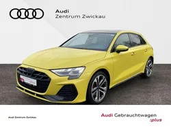 Pythongelb metallic Gebraucht 2024 Audi A3 Sportback S-Line Kombi | 43.450 € (Teuer)