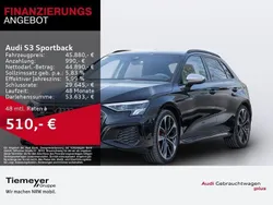 Schwarz Gebraucht 2024 Audi S3 Ambiente Limousine | 45.880 € (Fairer Preis)